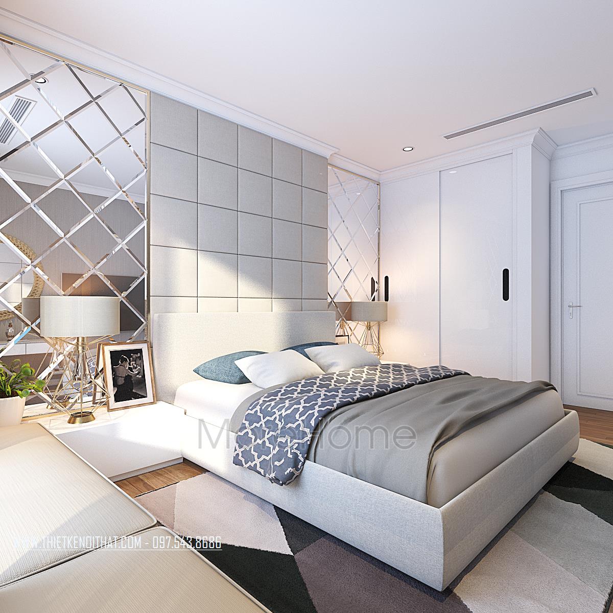 Mẫu thiết kế nội thất phòng ngủ 4 sao đẳng cấp